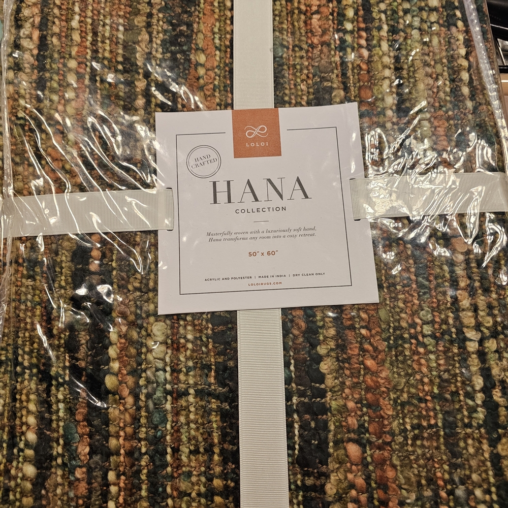 Loloi Hana Collection Multicolor Throw